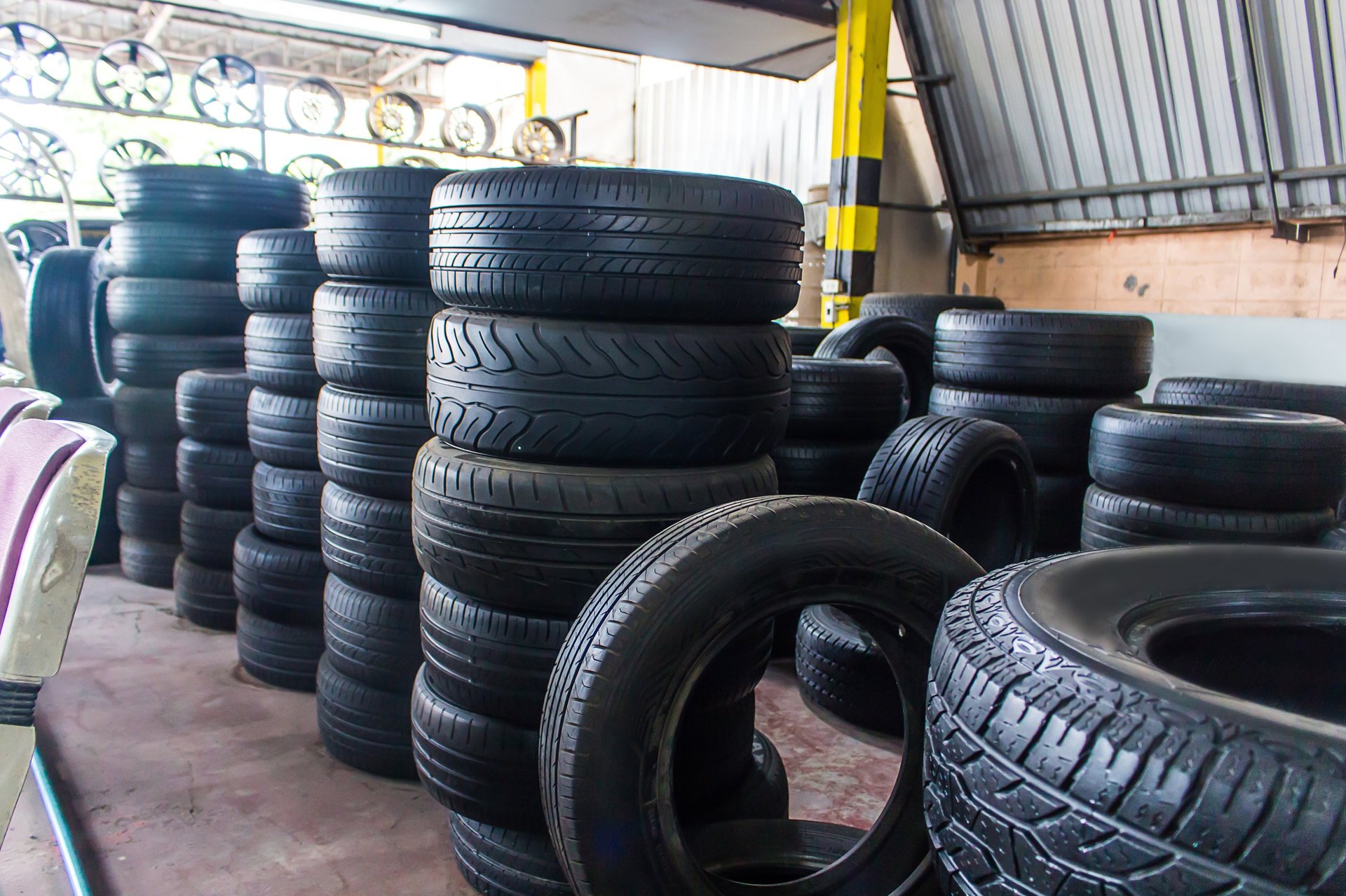 Tire warehouse inventory